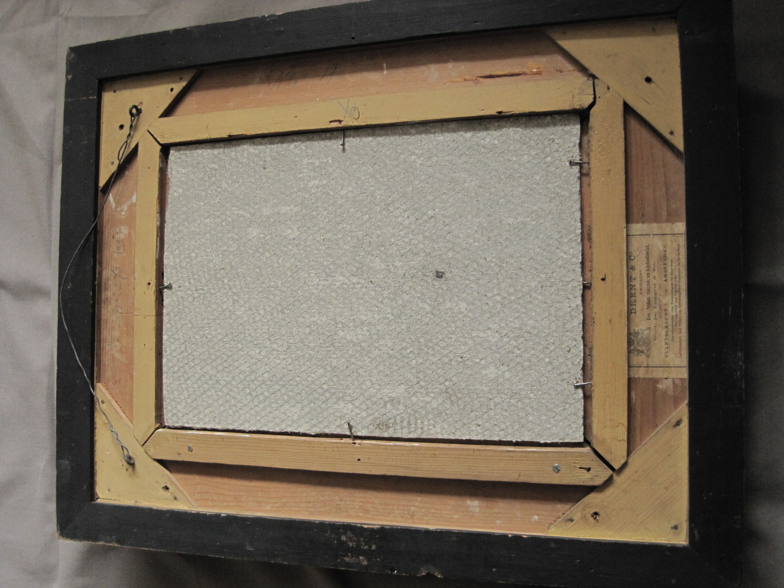 Niet of onleesbaar gesigneerd - oud olieverf "Amsterdam de Jordaan - man ruimt sneeuw" ongesigneerd kopen? Bied vanaf 1!