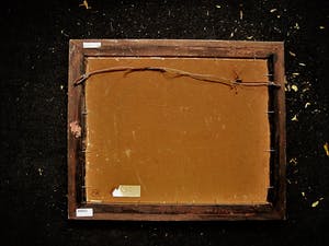 Niet of onleesbaar gesigneerd - Omstreeks 1920 expressionistisch olieverf "Herfst landschap" L. Weissberg kopen? Bied vanaf 1!