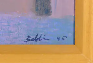 Ahmad Baldin - Olieverf op doek, Zonder titel - Ingelijst kopen? Bied vanaf 250!