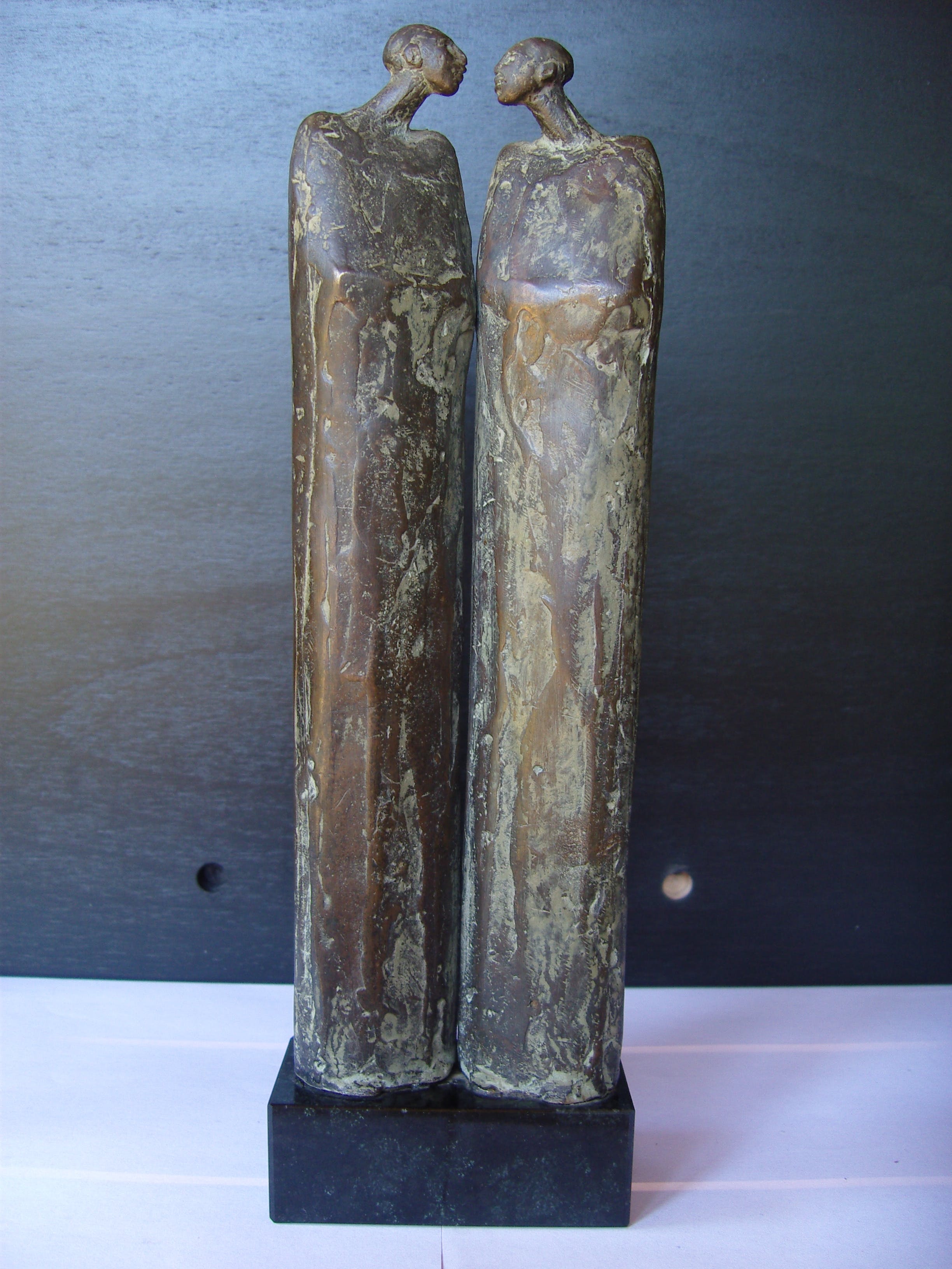 Tjikkie Kreuger - Brons "Conversatie" kopen? Bied vanaf 425!