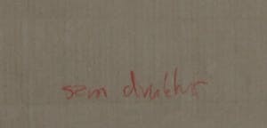 Sam Drukker - Litho, Zonder titel - Ingelijst kopen? Bied vanaf 70!