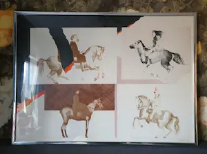 Aat Verhoog - Compositie met ruiters kaufen? Bieten Sie von 1!