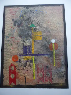 Hans Boomsma - Gemengde techniek op Japans papier kopen? Bied vanaf 50!