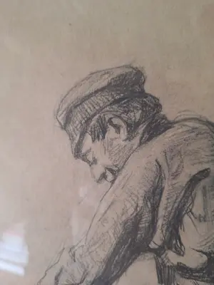 Willem Bastiaan Tholen - Studie van een handwerker kopen? Bied vanaf 150!