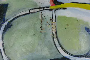 Tanja Smit - Olieverf op doek, Figuur tegen witte achtergrond (Zeer groot) kopen? Bied vanaf 1!