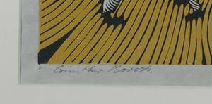 Gunther Borst - Linosnede, Strandlopers kopen? Bied vanaf 1!