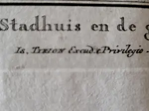 Isaac Tirion - De groote Markt, het Stadhuis en de groote Kerk te Goes. kopen? Bied vanaf 39!