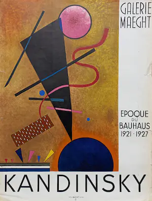 Wassily Kandinsky - Epoque du Bauhaus 1921-1927, lithografisch affiche kaufen? Bieten Sie von 95!