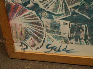 Lieve Prins - Digitale / Copy-art , Geld – ingelijst – 1984 kopen? Bied vanaf 1!