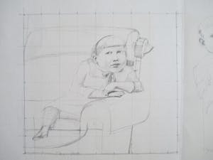 Peter Linde - tekening kopen? Bied vanaf 10!