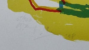 Pieter Defesche - Pieter Defesche, kleurenlitho, zonder titel, 1998, oplage 100 ex. kopen? Bied vanaf 30!