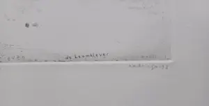 Hans Andringa - even - gesigneerde ets aquarel kopen? Bied vanaf 69!