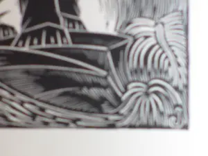 Jan Schonk - Koning Leeuw - Houtsnede kopen? Bied vanaf 25!