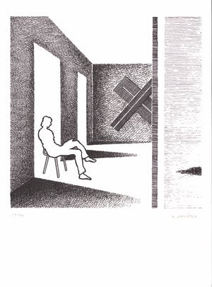 Antoon de Clerck - Stoel + Zittend figuur kopen? Bied vanaf 35!