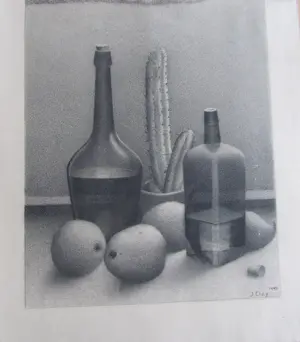 Jac Clay - Stilleven glas, cactus, fruit kaufen? Bieten Sie von 200!