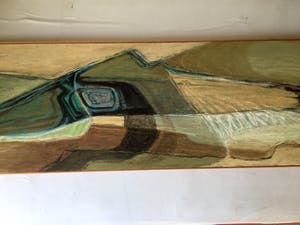 Jan van Straelen - "Blauwe Landschappen" - Pendant op doek, Ingelijst kopen? Bied vanaf 180!