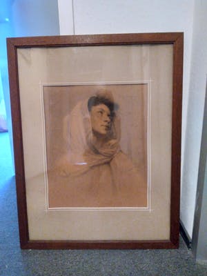 Louis Albert Roessingh - Portret van meisje met sluier kopen? Bied vanaf 250!