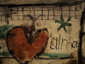 Niet of onleesbaar gesigneerd - 1965 - gesigneerd Aquarel "Adagietto voor Alma (Mahler)" kopen? Bied vanaf 10!