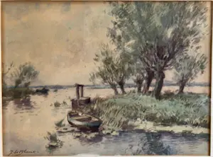 Buy Adriaan Terhell - Waterlandschap? Bid from 50!