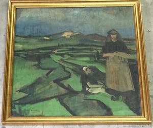 Ernst Leyden - olieverf schilderij kopen? Bied vanaf 625!