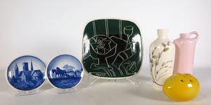 Tasca - George Braque decor - e.a. - Lot van vijf keramieken objec kopen? Bied vanaf 1!