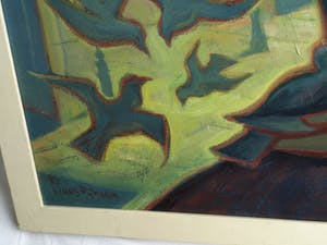 Klaas Pijlman - Olieverf op doek , “Duivenmeisje Venetië” – GROOT - ingelijst – 1962 kopen? Bied vanaf 150!