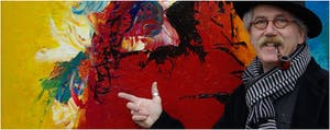 Piet van Riel - Compositie in Blauw kopen? Bied vanaf 145!