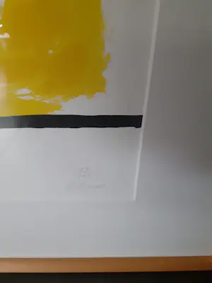 Roger Raveel - Bezinning bij de weerschijn in kleuren verzadigd (mooi gelijst) kopen? Bied vanaf 1995!