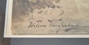 Willem Weissenbruch - aquarel op papier - visser, gesigneerd linksonder kopen? Bied vanaf 450!