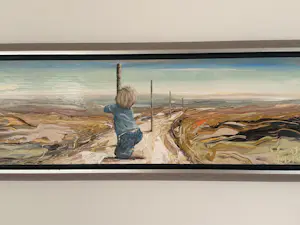 Hans Pruijn - Jongetje in landschap kopen? Bied vanaf 350!