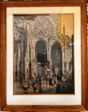 Hendrik de Laat - **Prijs verlaagd**Processie bij Sint-Jan 's-Hertogenbosch, bijzondere ets 30/100 vendu pour 85€ !