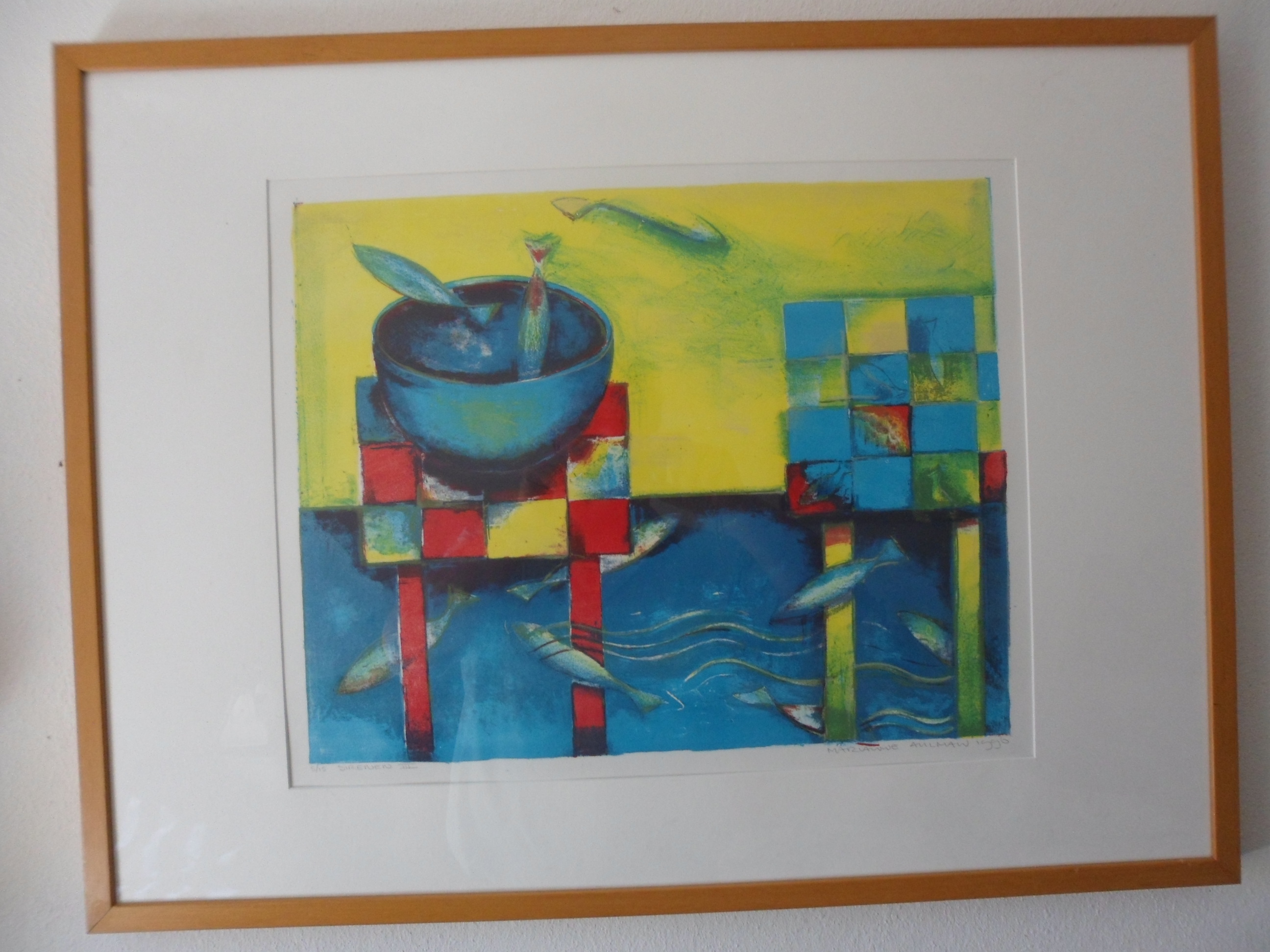 Marianne Aulman - Litho, titel: Sirenen III kopen? Bied vanaf 30!
