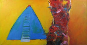 Franscz Witte - Acryl op doek, Goden en mensen (Groot) kopen? Bied vanaf 1!