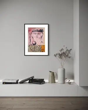 Robert Detheux - Surrealistische Collage und Malerei von 1957 kopen? Bied vanaf 150!