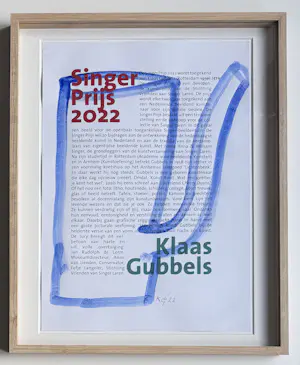 Klaas Gubbels - Unieke aquarel op papier | 'Singer prijs 2022' kopen? Bied vanaf 20!