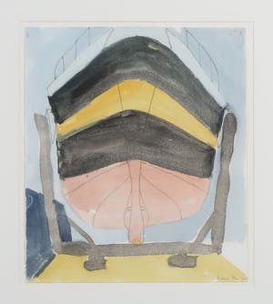 Theo Elfrink - Aquarel en potlood, Bassin - Ingelijst kopen? Bied vanaf 20!