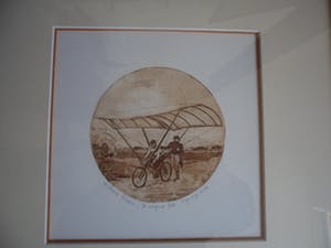 Leentje Linders - Ets. Titel, "De Vliegende Fiets". kopen? Bied vanaf 20!