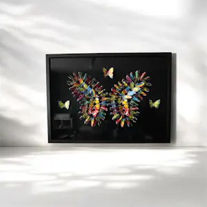 Onbekend - Butterfly on the wall kopen? Bied vanaf 100!