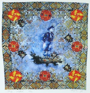 Patrick Bergsma - Zeefdruk, Bartje - Ingelijst kopen? Bied vanaf 1!