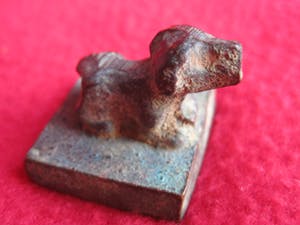 Brons (Onbekend) - 4 antieke lakzegel stempels. kopen? Bied vanaf 60!