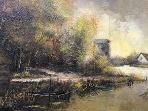 Niet of onleesbaar gesigneerd - Aan het water. kopen? Bied vanaf 1!