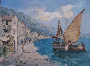 Jan Bevort - Mediterraans Lanschap kopen? Bied vanaf 60!