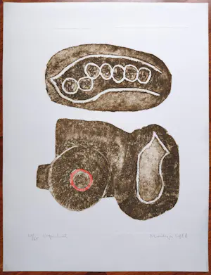 Jan Montyn - Boeddha, de Verlichte, aquatint ets kopen? Bied vanaf 80!