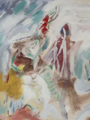 Klaas Boonstra - olieverf op board | 'Fantasiewereld' (Groot werk) kopen? Bied vanaf 600!