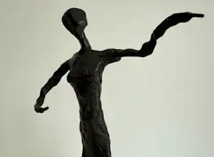 Nynke Jelles-Schepers - bronzen sculptuur | 'Dans van Jiri Kylián op Stabat Mater van Pergolesi' kopen? Bied vanaf 400!