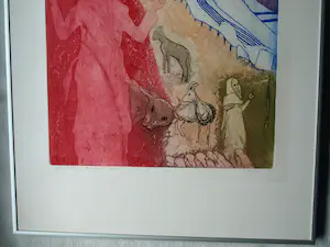 Marcus van Loopik - Ingelijste ets , Grote Verzoendag , Jom Kippoer - 1993 kopen? Bied vanaf 1!