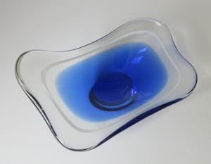 Paul Kedelv - Blauwe Coquille schaal kopen? Bied vanaf 50!