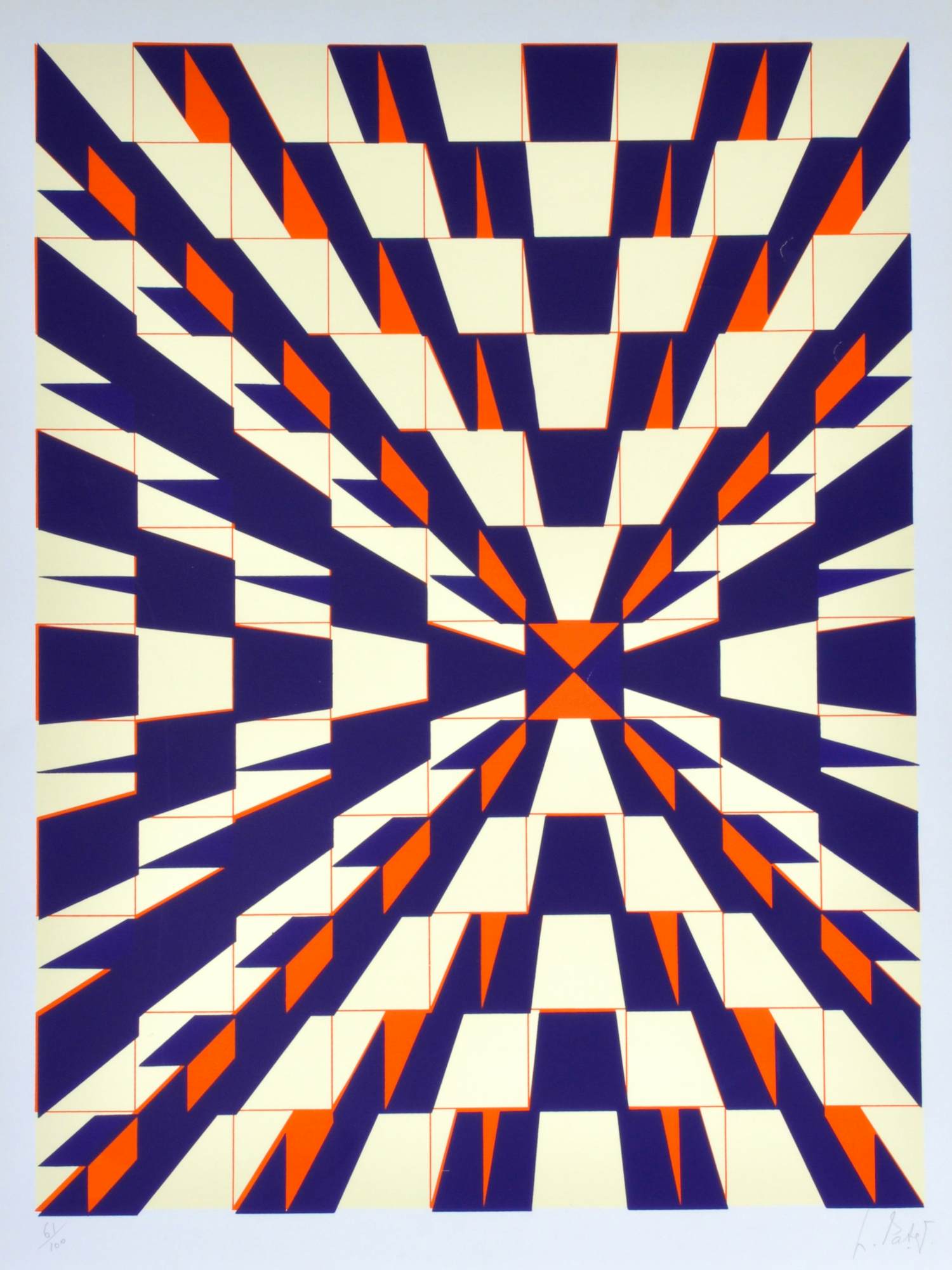 Henri Patez - Zeefdruk - Gesigneerd - 70x50 cm kopen? Bied vanaf 100!