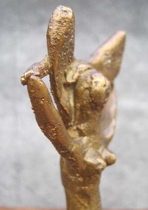 Brons (Onbekend) - Vrouw met hoed. kopen? Bied vanaf 45!