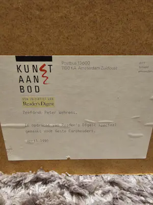 AcheterPeter Wehrens - Figuratieve compositie – Zeefdruk 34/70 – 1991? Enchérissez de 75!